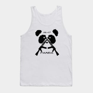 AK47-panda Tank Top